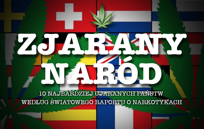 10 najbardziej ujaranych narodów według Światowego raportu o narkotykach