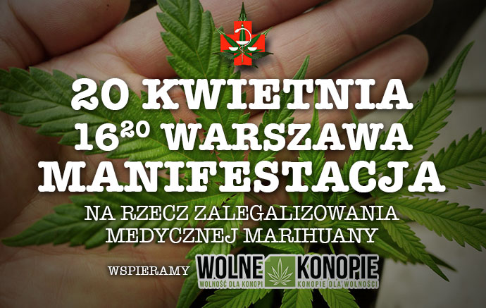 Manifestacja na rzecz medycznej marihuany
