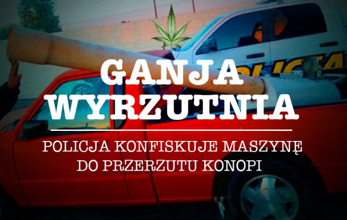 Wyrzutnia do przerzutu marihuany