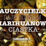 nauczycielka daje uczniom marihuanowe ciastka