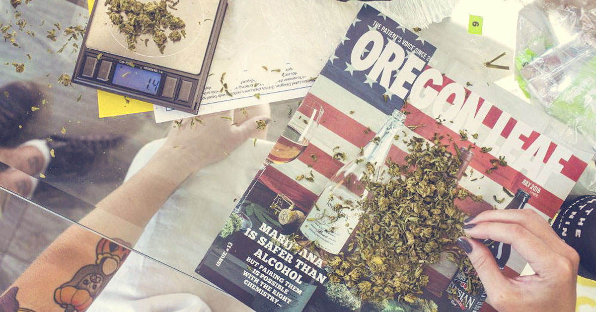Weed the people w Oregonie