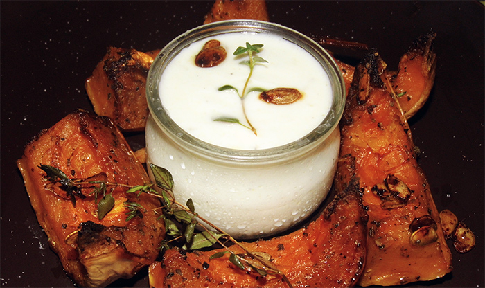 pieczona dynia z marihuaną