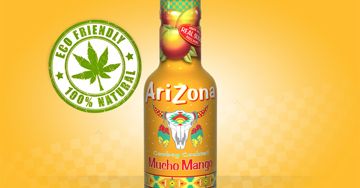 Marihuana w puszce mrożonej herbaty