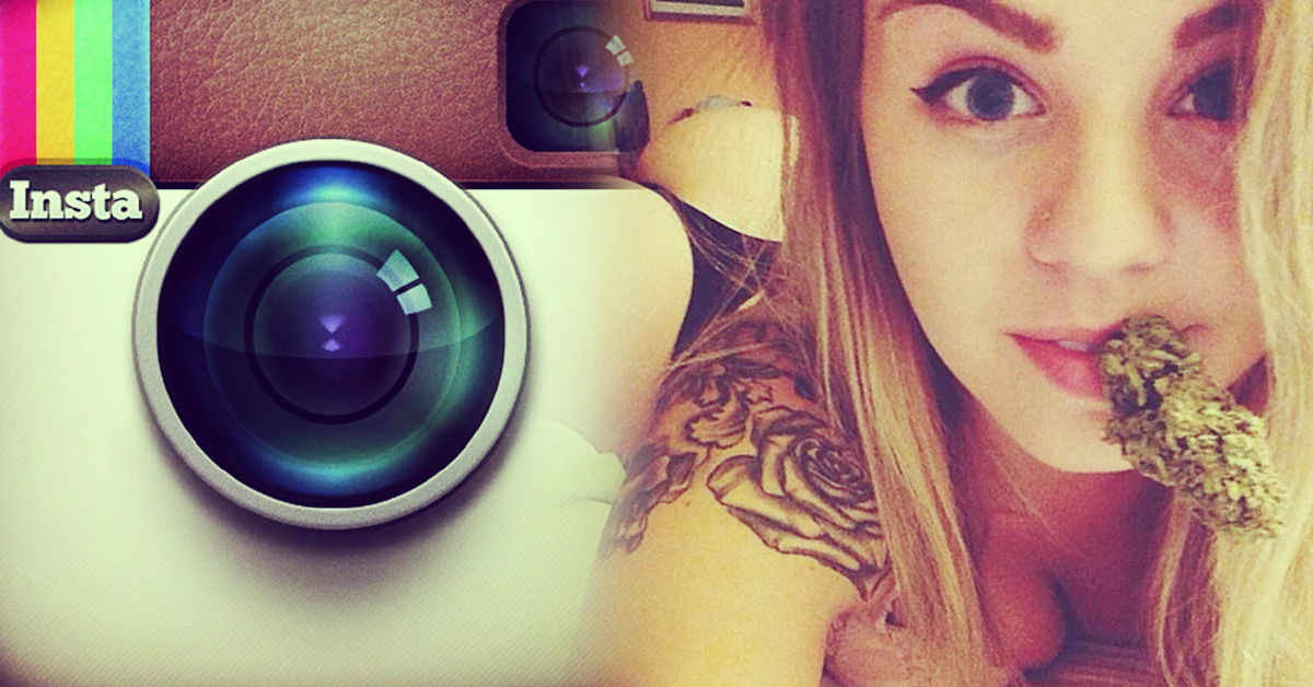 instagram kontra marihuana