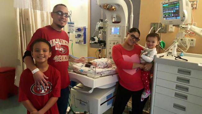 Amylea Nuñez i jej rodzina