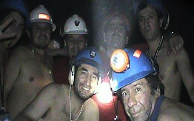 uwięzieni górnicy zabawiali się jointami