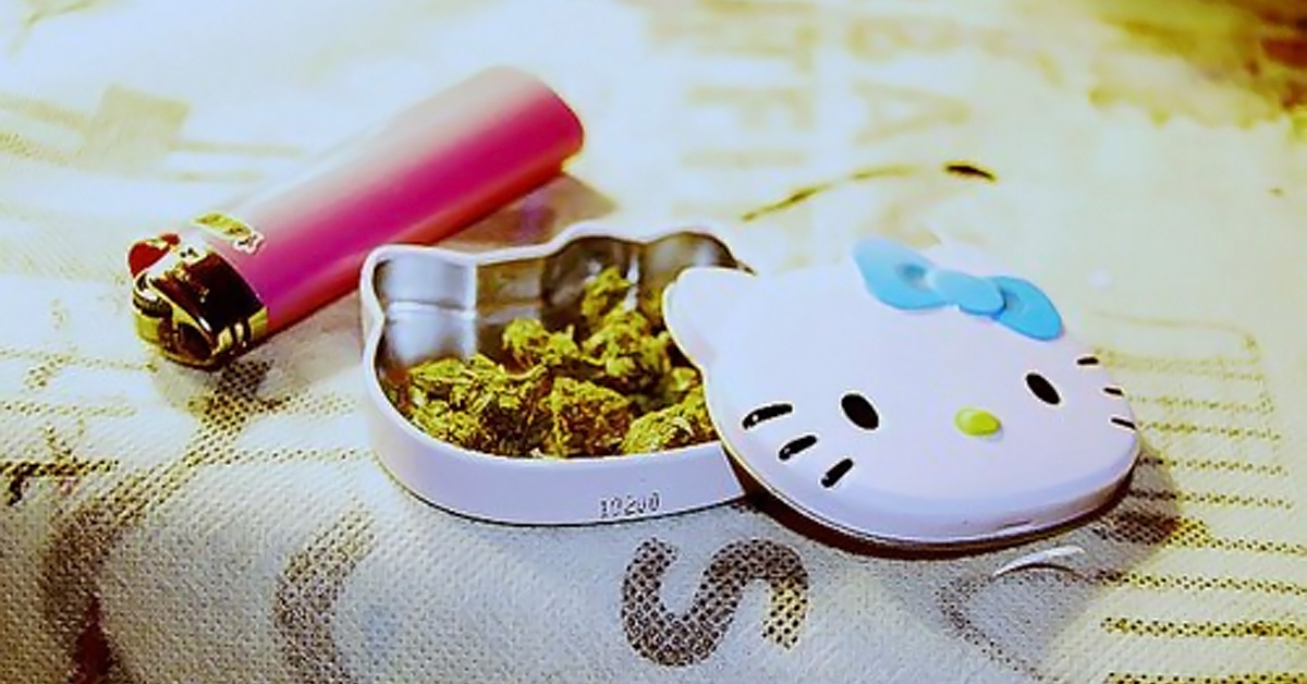 kinder party z alkoholem i marihuaną