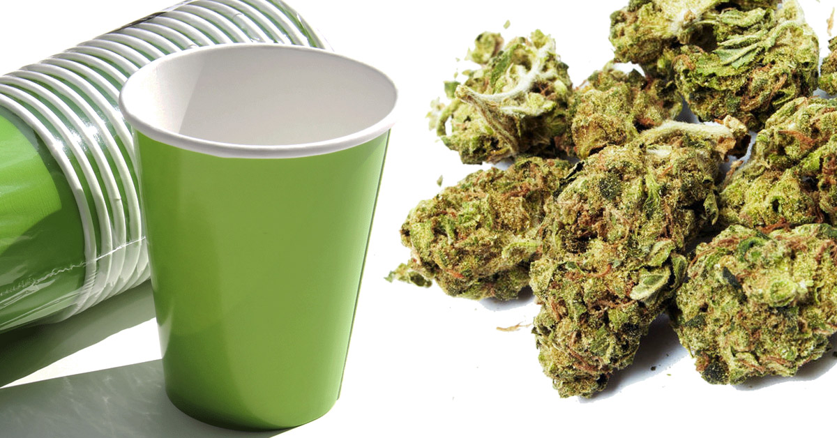 papierowe kubki cannabiznes