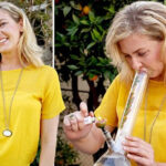 mama paląca marihuanę