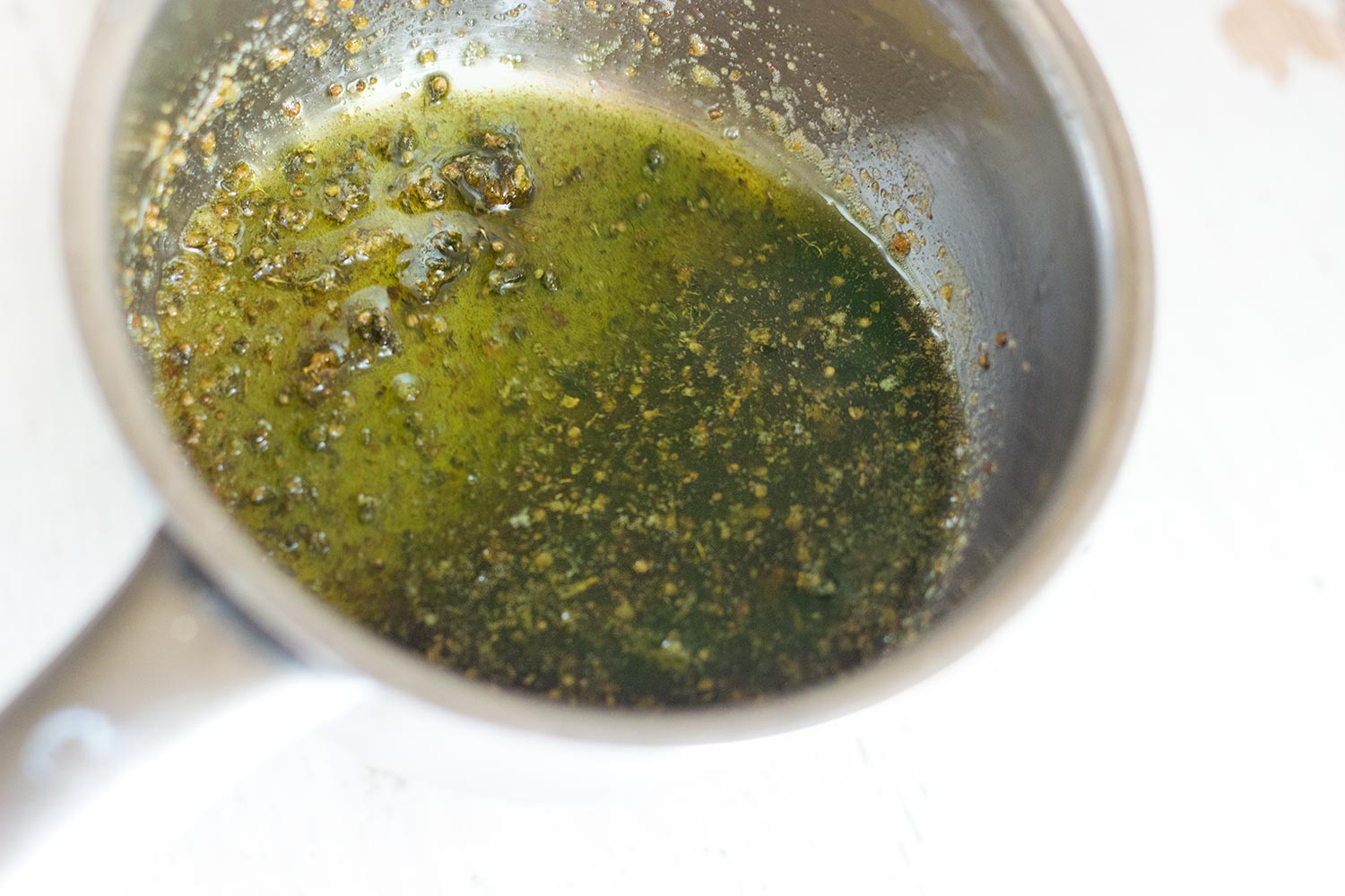 Masło Konopne (Hemp Butter) w trakcie przygotowanie