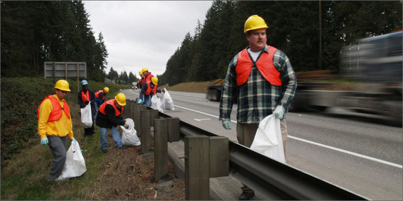 trawa dla sprzątaczy ochotników
