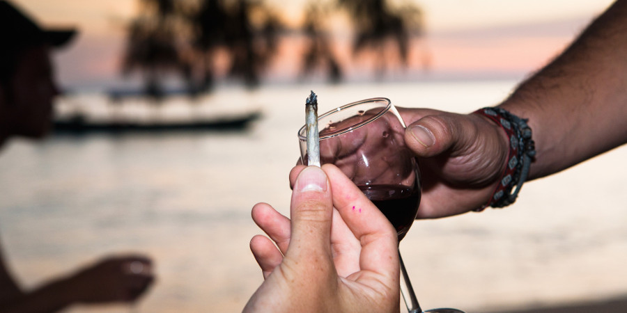 marihuana alkohol