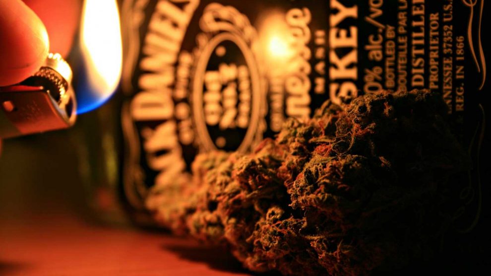 marihuana alkohol