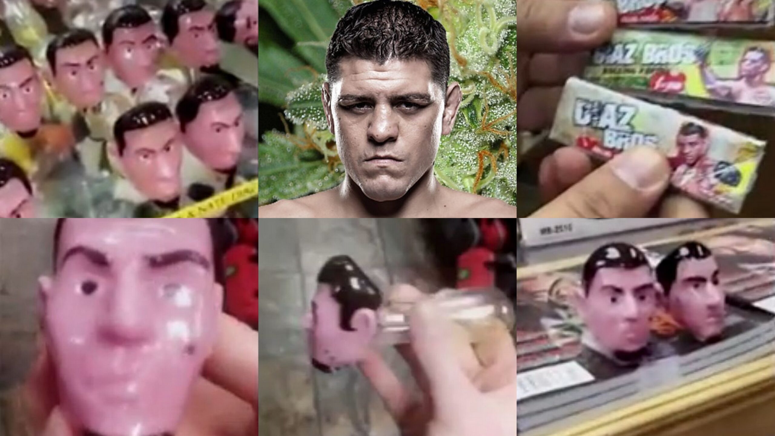 Bibułki i lufka z podobizną Nicka Diaza