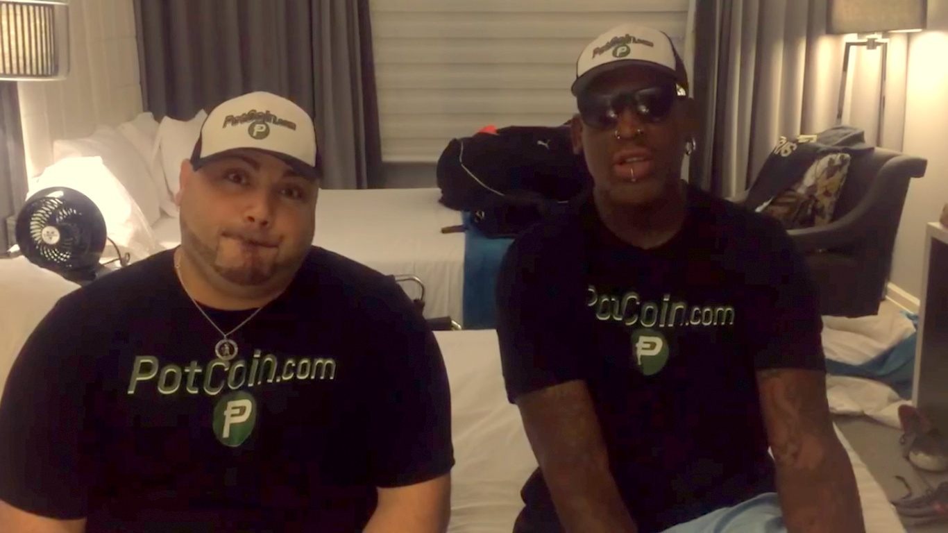 PotCoin, konopna kryptowaluta i Dennis Rodman