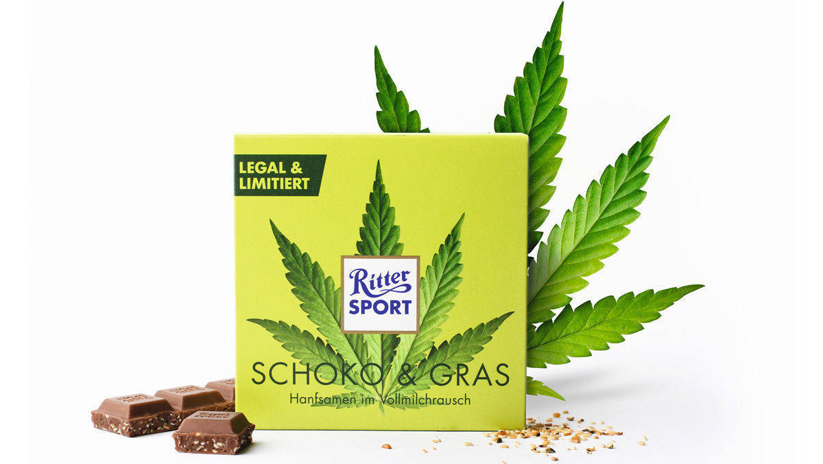 ritter sport czekolada konopna schoko grass marihuana