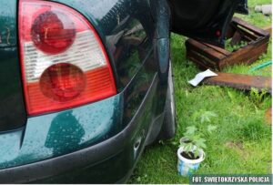 Uprawiał marihuanę w SAMOCHODZIE.