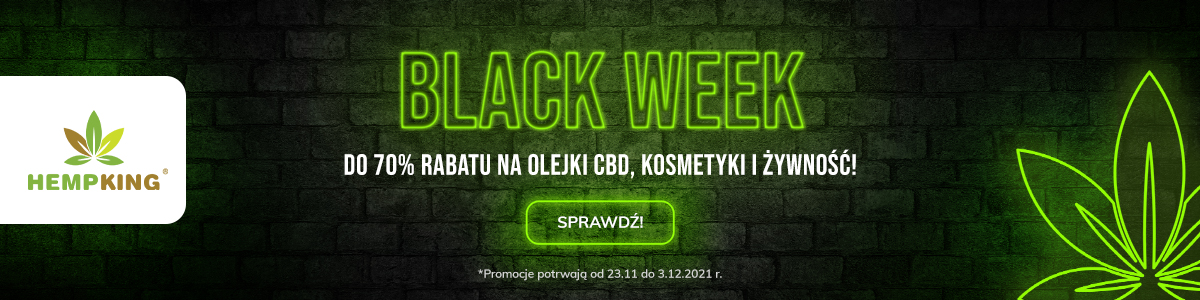 Promocje Black Friday - Hemp King