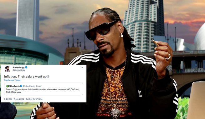 Nie każdy pracodawca jest tak otwarty i wrażliwy na potrzeby swoich pracowników. Nie każdy, ale Snoop Doog do tego grona nie należy, bo z powodu inflacji podwyższył wynagrodzenie swojemu blunt rollerowi oraz innym pracownikom.