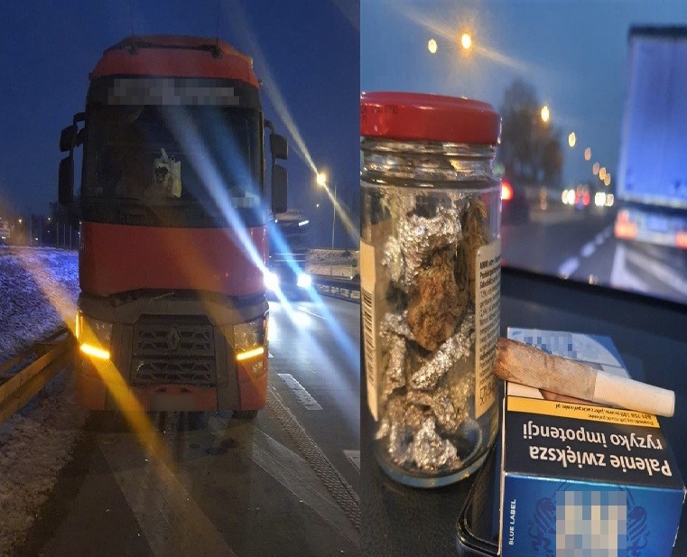 Swoją pracę wykonywał sumiennie i rzetelnie. Towar, 37 letni kierowca ciężarówki niemal zawsze dowoził na czas. Wiadomo, że ta praca to nie łatwy chleb, więc lubił sobie podczas podróży zajarać zioło. I to go w końcu zgubiło. Podczas postoju na pasie awaryjnym wrocławskiego odcinka autostrady A4 skontrolowali go policjanci. 37 latek akurat skończył jarać jointa.